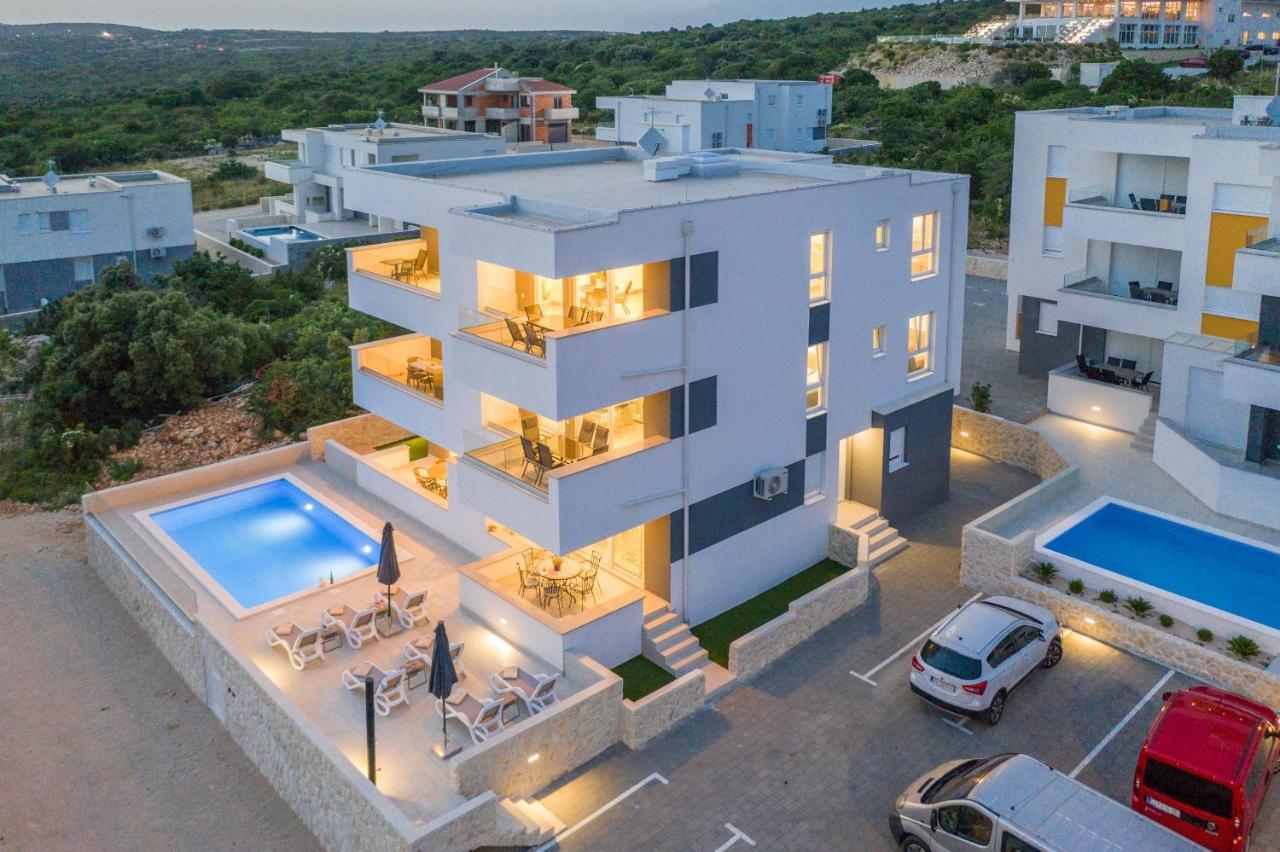 Sara Luxury Apartment With A Pool Novalja Dış mekan fotoğraf